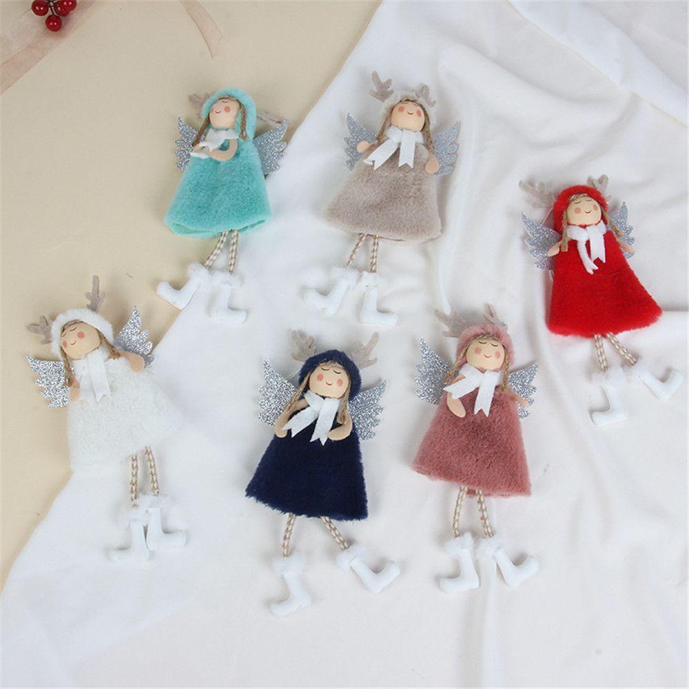 PINEVN Phụ Kiện Treo Trang Trí Cây Thông Giáng Sinh Hình Thiên Thần Đáng Yêu DIY