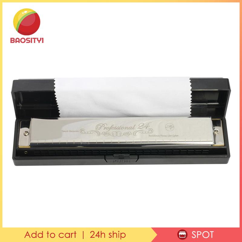 Kèn Harmonica 24 Lỗ Chuyên Nghiệp Cho Người Mới Bắt Đầu Baosity1
