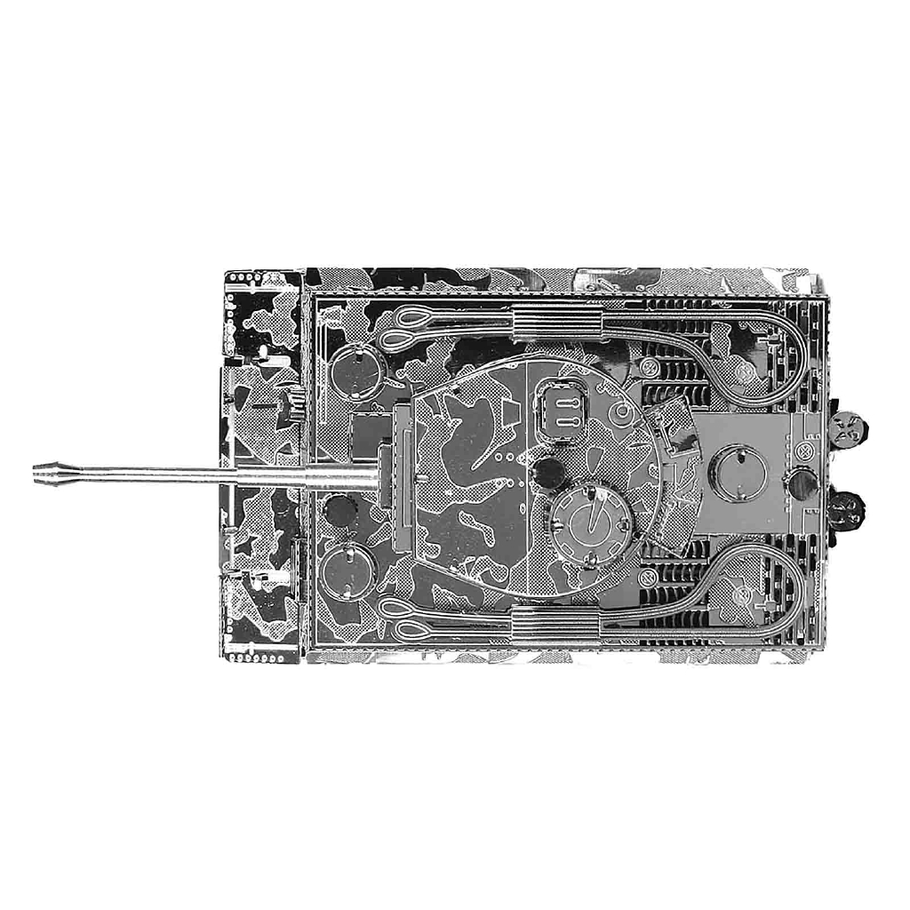 Mô hình xe tăng 3D Army german Tiger tự lắp ráp bằng kim loại