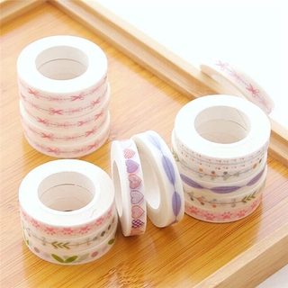 [O & J] Cuộn Băng Keo Giấy Mỏng 7mm * 10m Trang Trí