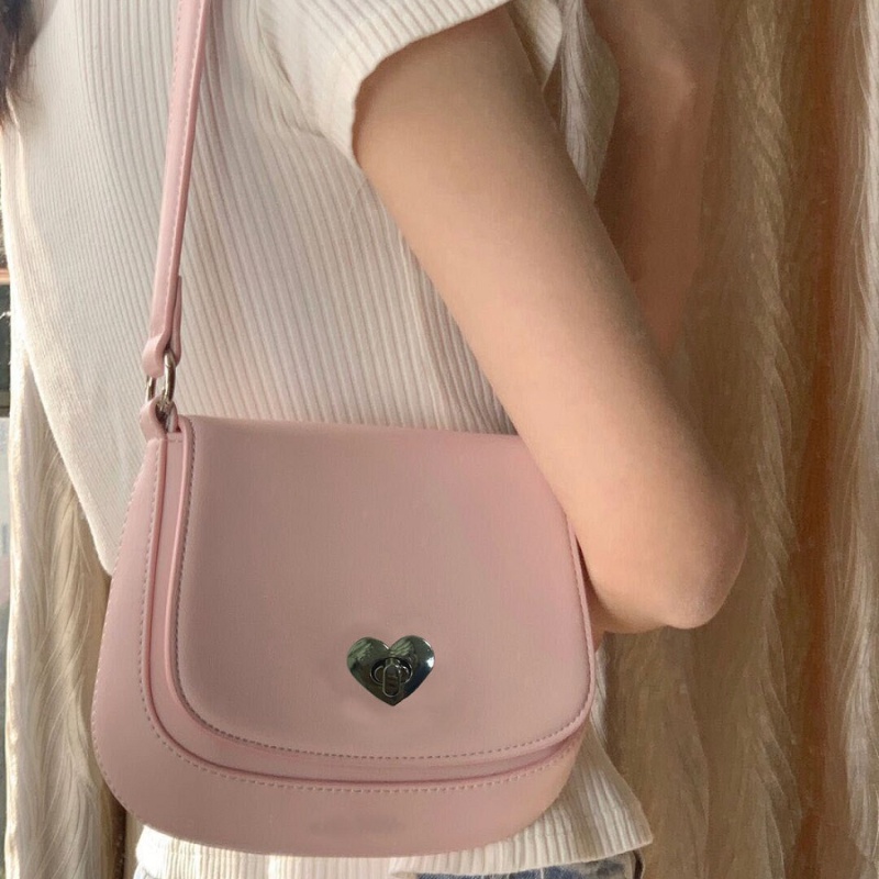 Túi Yên Ngựa mini Đeo Chéo Màu Kem Phong Cách Thời Trang Pháp 2022 Mới Mẻ Gylb1634