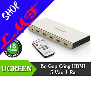 Bộ gộp hdmi 5 vào 1 ra hỗ trợ 4k ugreen 40279