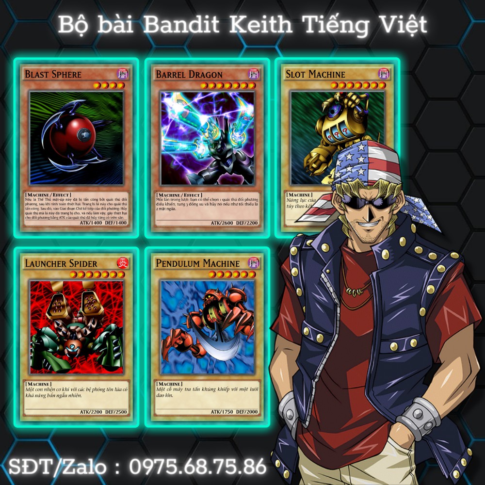 Bài Yugioh Tiếng Việt - Bộ bài Bandit Keith