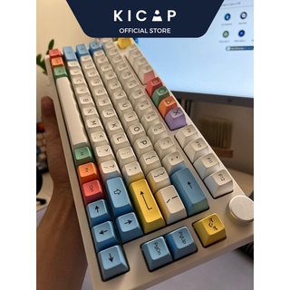 Bộ keycap sa pbt chalk | hàng sẵn | nút bàn phím cơ - kicap