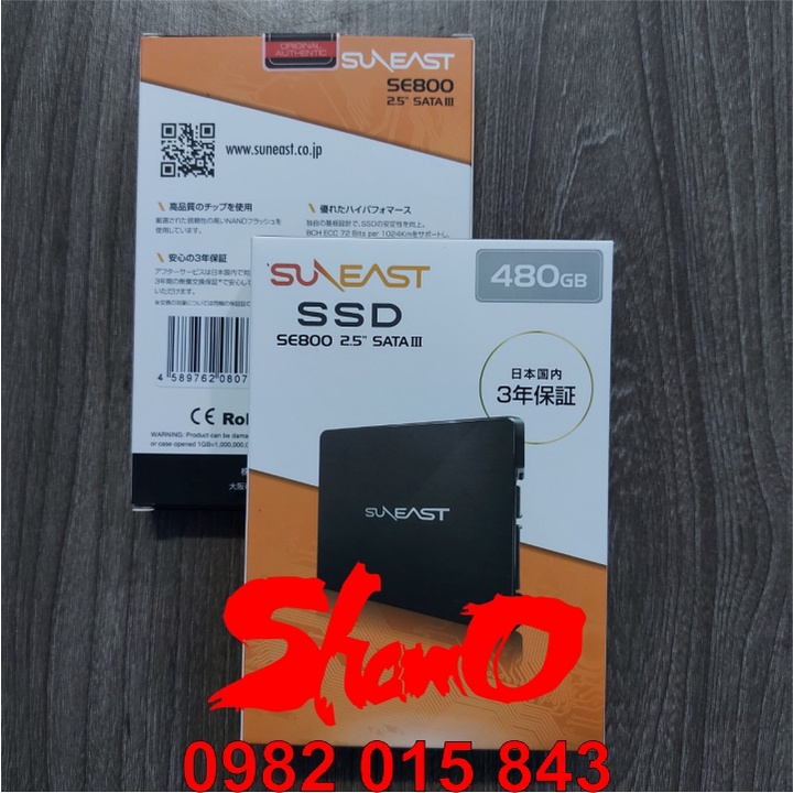 Ổ cứng SSD 480GB SunEast ( SE800 2.5” SATA III – Hàng nội địa Nhật ) – Chính Hãng – Bảo hành 3 năm | WebRaoVat - webraovat.net.vn