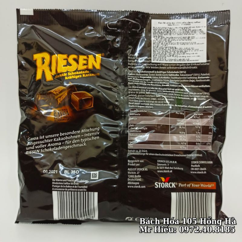 Kẹo socola Riesen 231g