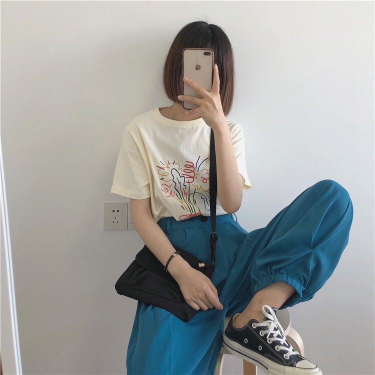 [Hình thật độc quyền THESIX.VN] Quần joggers ulzzang chất cotton mềm