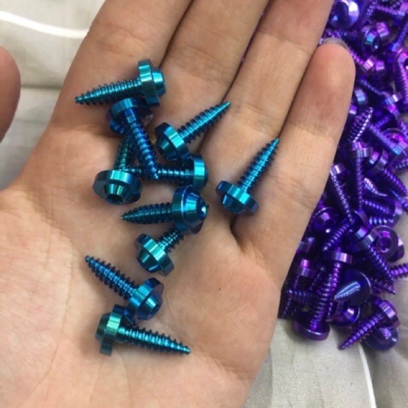 Ốc xoắn nhôm 5ly GR5 loại 1 ( giá 1 con)