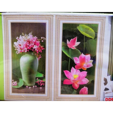 Tranh đính đá hoa sen DD9288