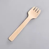 Dĩa gỗ ăn bánh 10.5cm