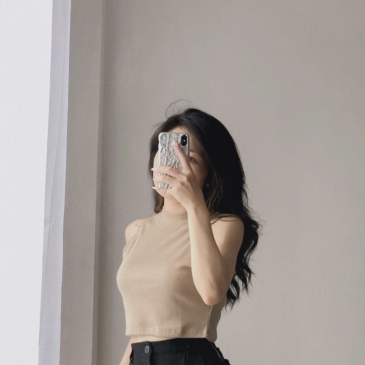 Áo ba lỗ sát nách croptop nữ ôm body