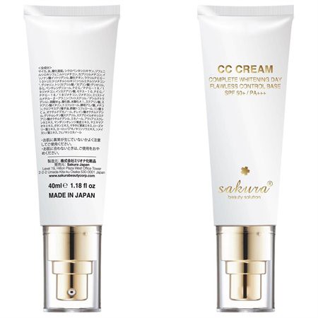 Kem Dưỡng Trắng Da Trang Điểm Chống Nắng Sakura CC Cream