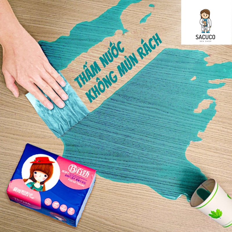 Giấy ăn gấu trúc loại mới an toàn cho bé SACUCO KG1