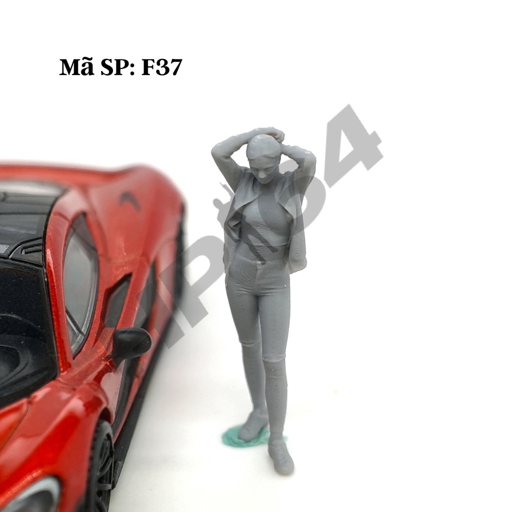 Mô hình nhân vật thô chưa sơn tỉ lệ 1/64 Female Casual