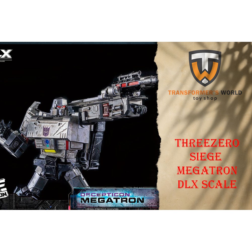 Mô hình cao cấp Hasbro x Threezero Presents DLX Megatron Transformers: War For Cybertron Trilogy DLX