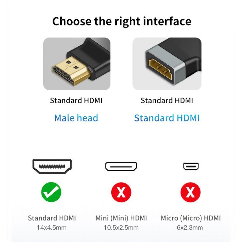 Dây Cáp Chuyển Đổi HDMI 4K 8K Cho PC TV Box PS4 / 3
