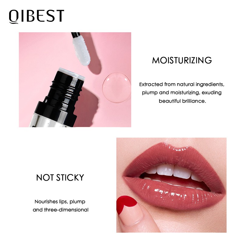 Son bóng trong suốt lót và làm mềm môi QIBEST 23g/pc | BigBuy360 - bigbuy360.vn