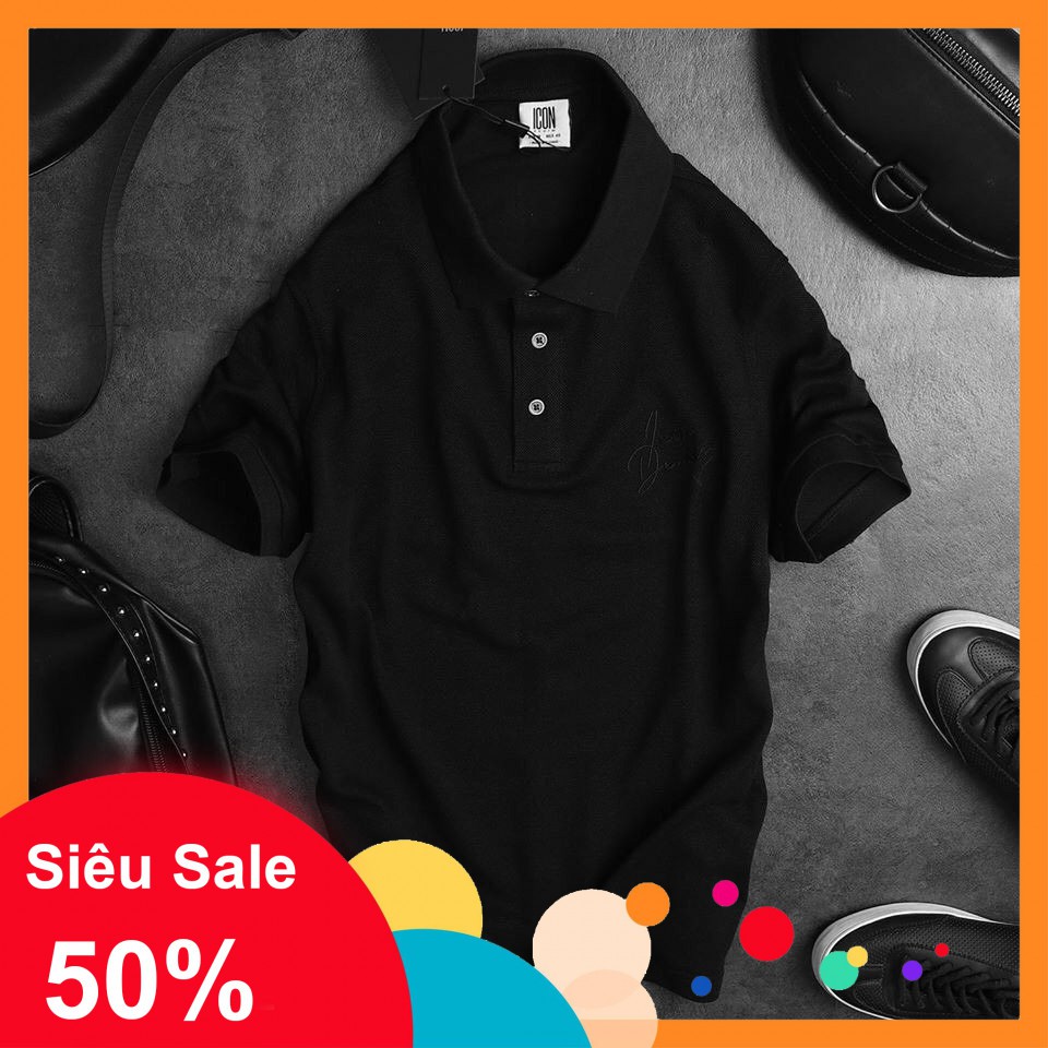 Áo thun polo nam cổ bẻ mã POLO IC TRƠN CAO CẤP - chất thun cotton 100% co giãn | BigBuy360 - bigbuy360.vn
