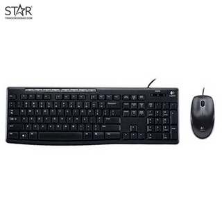 Combo phím chuột logitech mk200 chính hãng