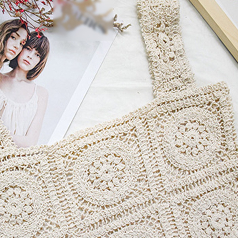 Áo Croptop Dệt Kim Sát Nách Cổ Vuông Dáng Rộng Họa Tiết Kẻ Sọc Thời Trang Mùa Hè Cho Nữ