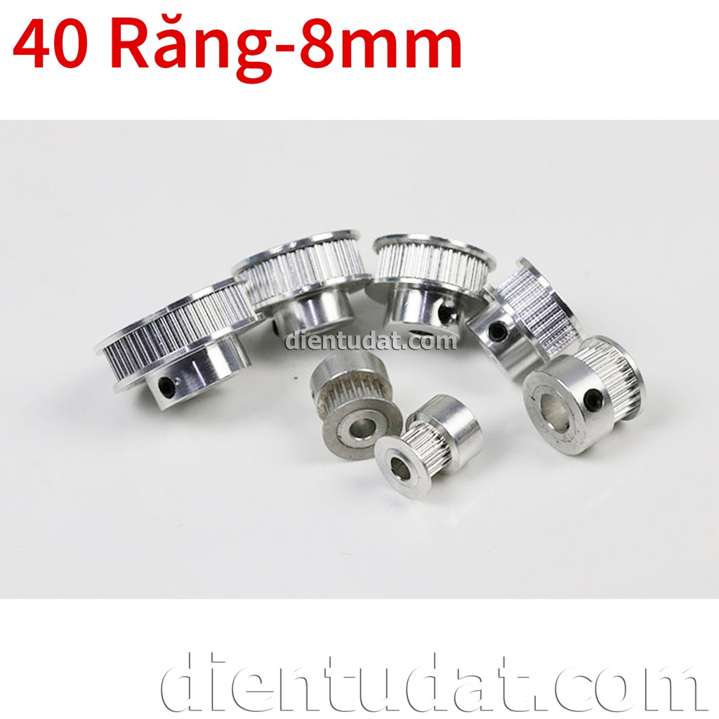 Bánh răng motor Pulley GT2 - 40 răng 8mm