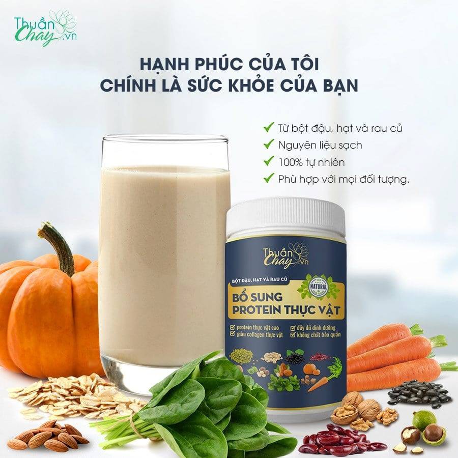 BỘT ĐẬU, HẠT VÀ RAU CỦ BỔ SUNG PROTEIN THUẦN TỰ NHIÊN (500GR)