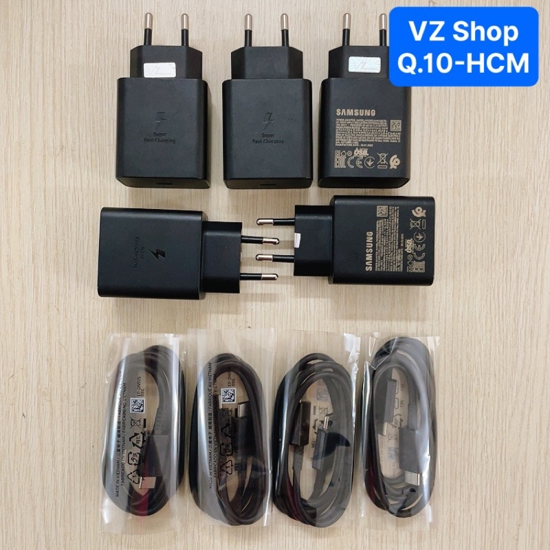 Chính hãng-Bộ sạc cáp Samsung cho Galaxy S22 Ultra  BH 6 tháng