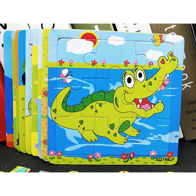 Đồ chơi ghép hình 9 mảnh cho bé, đồ chơi thông minh, tranh ghép 9 mảnh