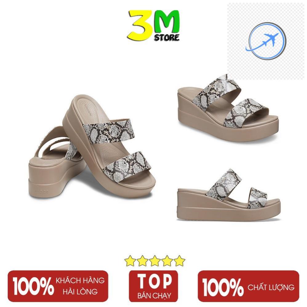 💗👆 -DÉP XUỒNG BROOKLYN không quai hậu cao 7cm mẫu mới nhất,đế nhựa đi mưa. 💗👆