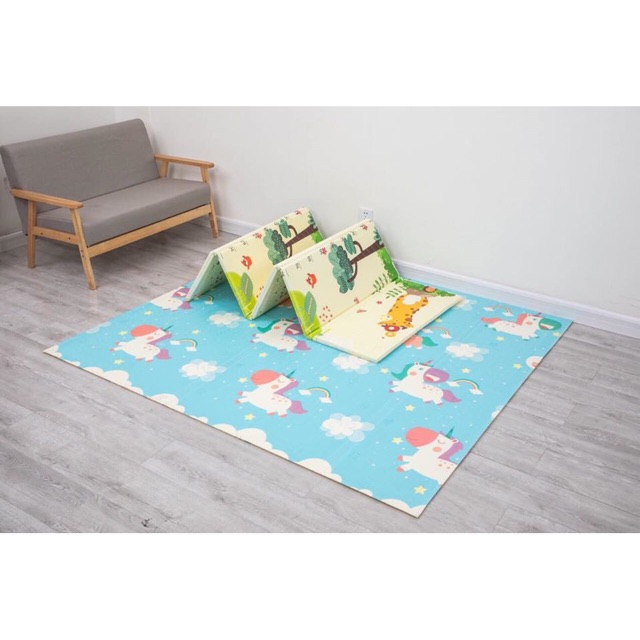 Thảm trải sàn xốp XPE 2 mặt phủ Silicone Hàn Quốc mẫu đẹp chống thấm tuyệt đối,chống ngã,cho bé tập bò,ko có túi 1m5x1m8 | BigBuy360 - bigbuy360.vn