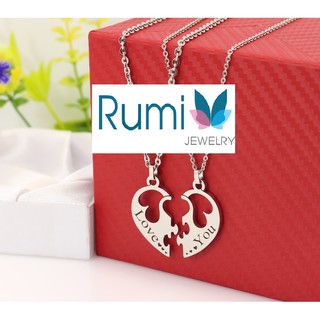 Dây chuyền cặp đôi trái tim