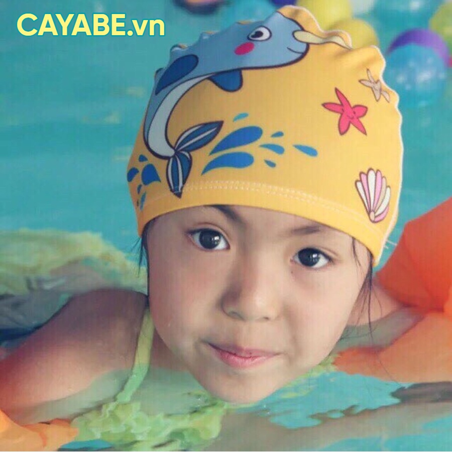 [CAYABE]: Mũ nón bơi trẻ em xe hơi Mcqueen cho bé
