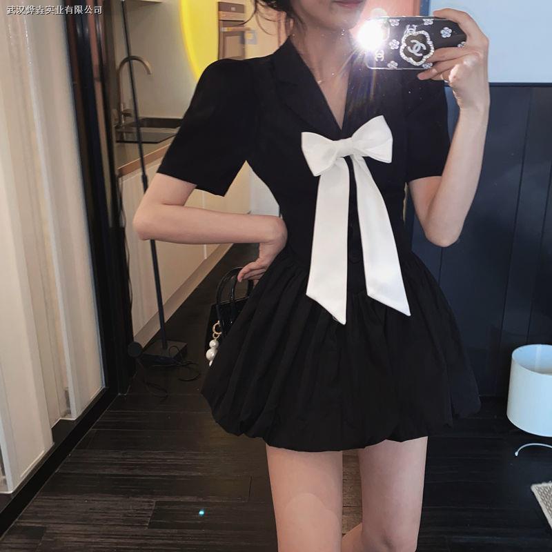 ❧✔✣Đầm Dáng Chữ A Ôm Eo Đính Nơ Phong Cách Cổ Điển Hàng Mới Giảm Giá Dành Cho Bạn Nữ