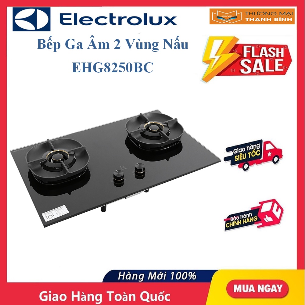 Bếp ga âm Electrolux 2 vùng nấu EHG8250BC