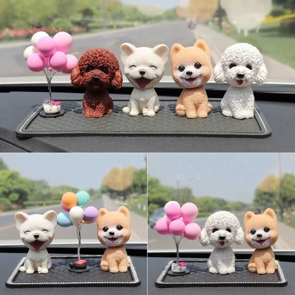 Mô hình chú cún lắc đầu đáng yêu cho trang trí nội thất xe hơi