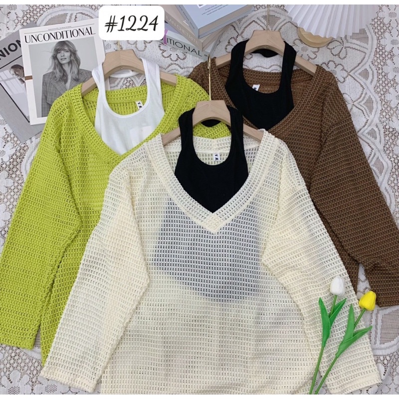 Sét áo lưới 2 chi tiết hàng hot trend loại 1 mặc siêu thích - hàng có sẵn
