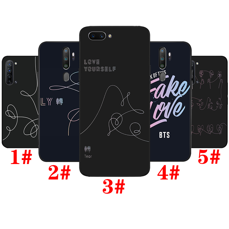 Ốp Điện Thoại Silicon Mềm Hình Bts Love Yourself Cho Realme 2 3 Pro A5 Q X Lite Xt X2 X50 133z