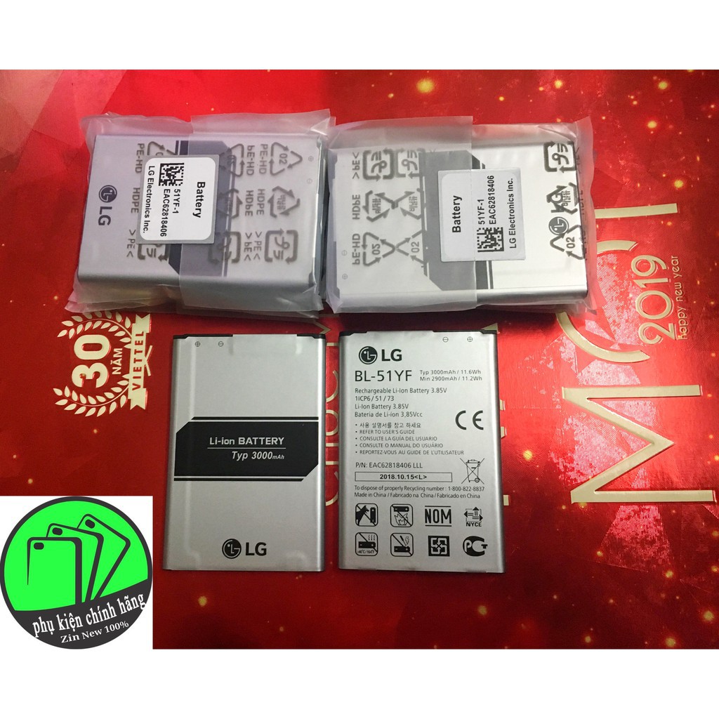 Pin LG G4 ( BL-51YF) 3000mAh Chính hãng, nguyên SEAL- TẶNG KÈM CÁP LG MICRO