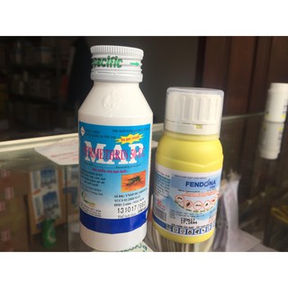 combo thuốc diệt muỗi 1 lọ Permethrin 50EC( 100ml) và 1 lọ Fendona 10SC( 50ml)