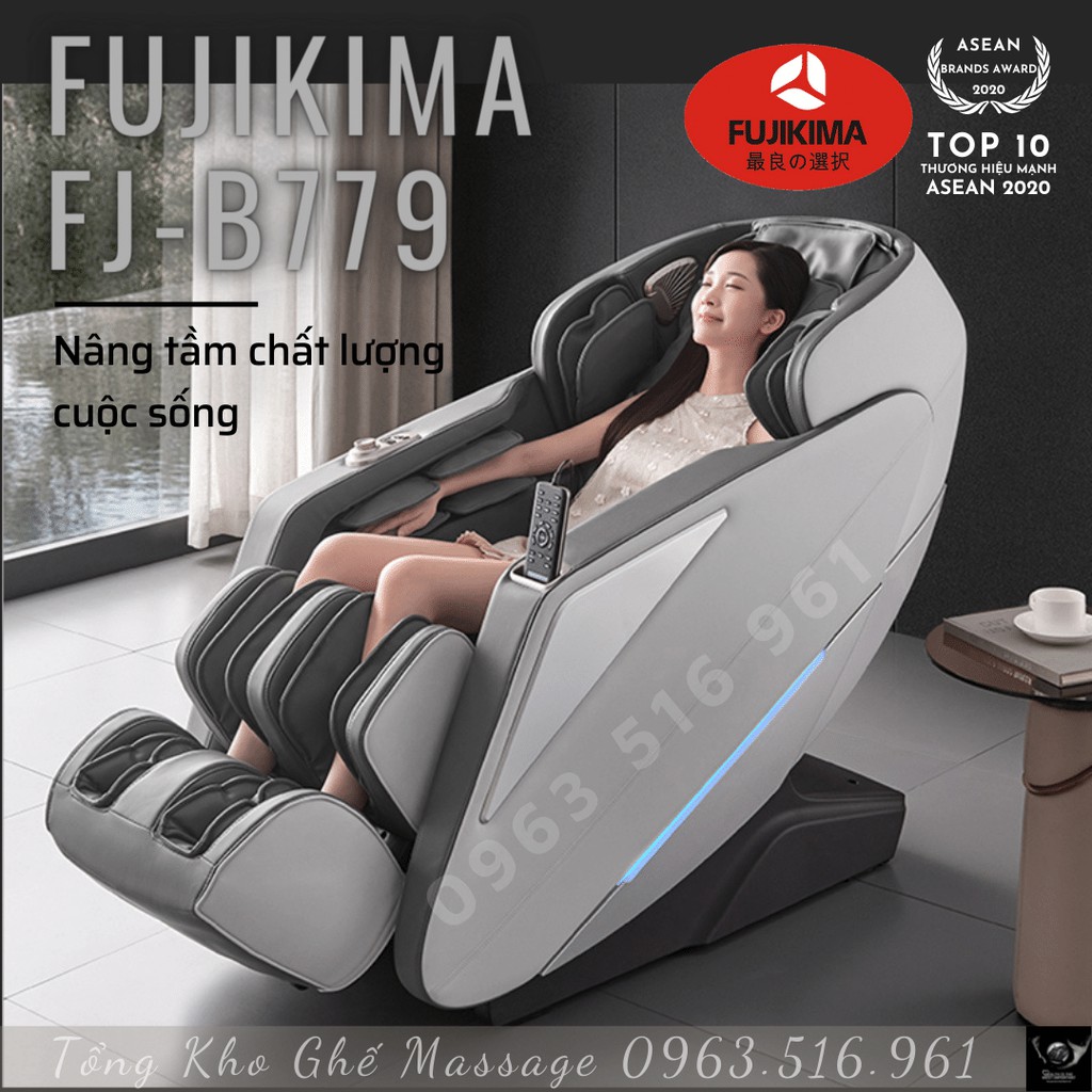 FUJIKIMA FJ-B779 - Ghế Massage, Mát Xa B779 - Điều khiển bằng giọng nói Tiếng Việt