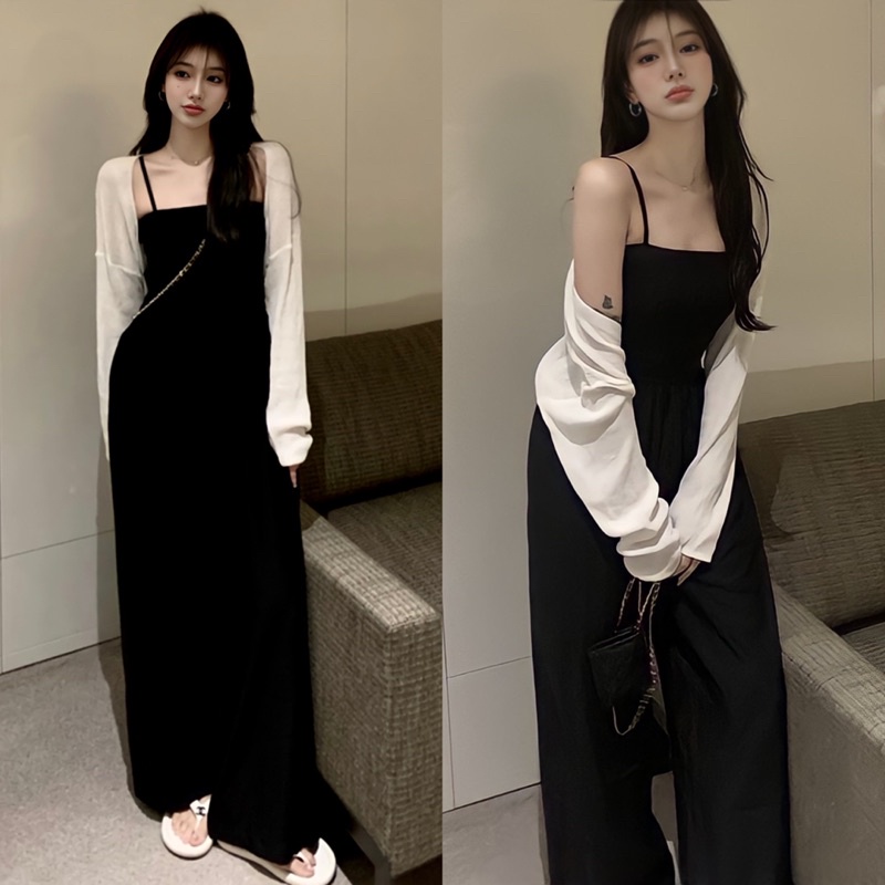 Jumpsuit Liền Dáng Dài Hai Dây A2