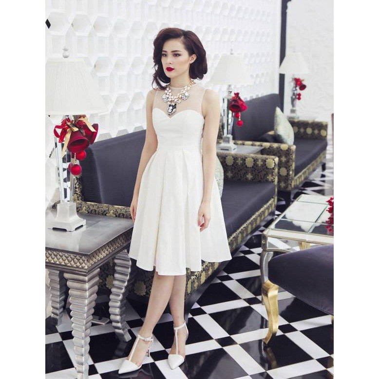 Đầm trắng công chúa tùng xếp li cực yêu D029 | BigBuy360 - bigbuy360.vn