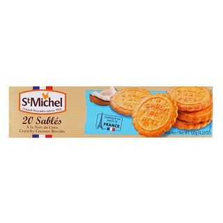 BÁNH QUY BƠ ST MICHEL 20 SABLES VỊ DỪA 120G