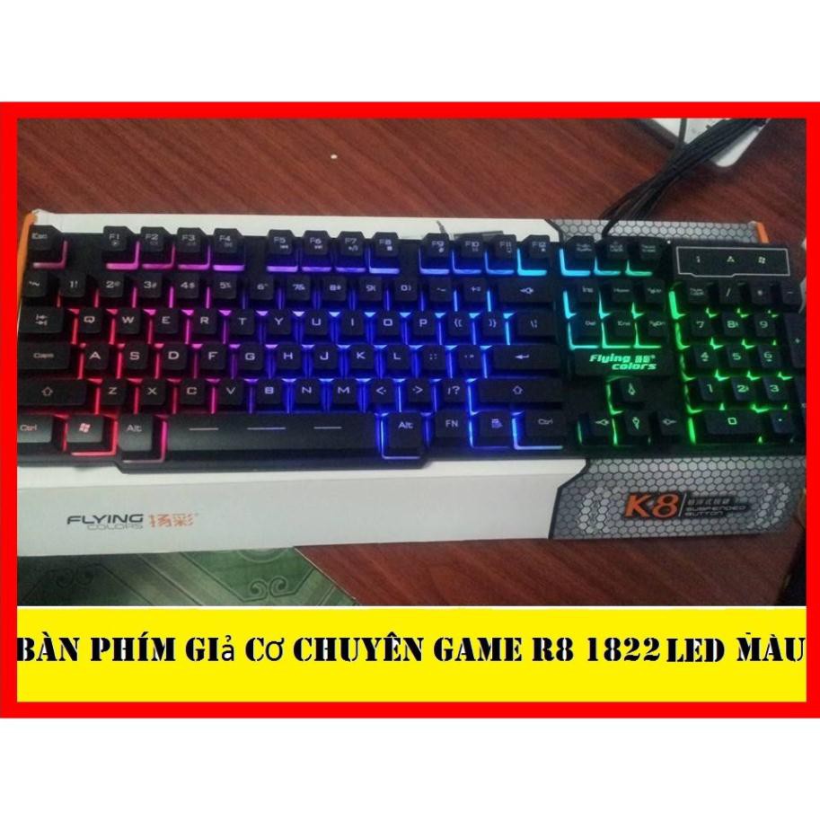 Bàn Phím R8 1822 Led Chuyên Phòng Game