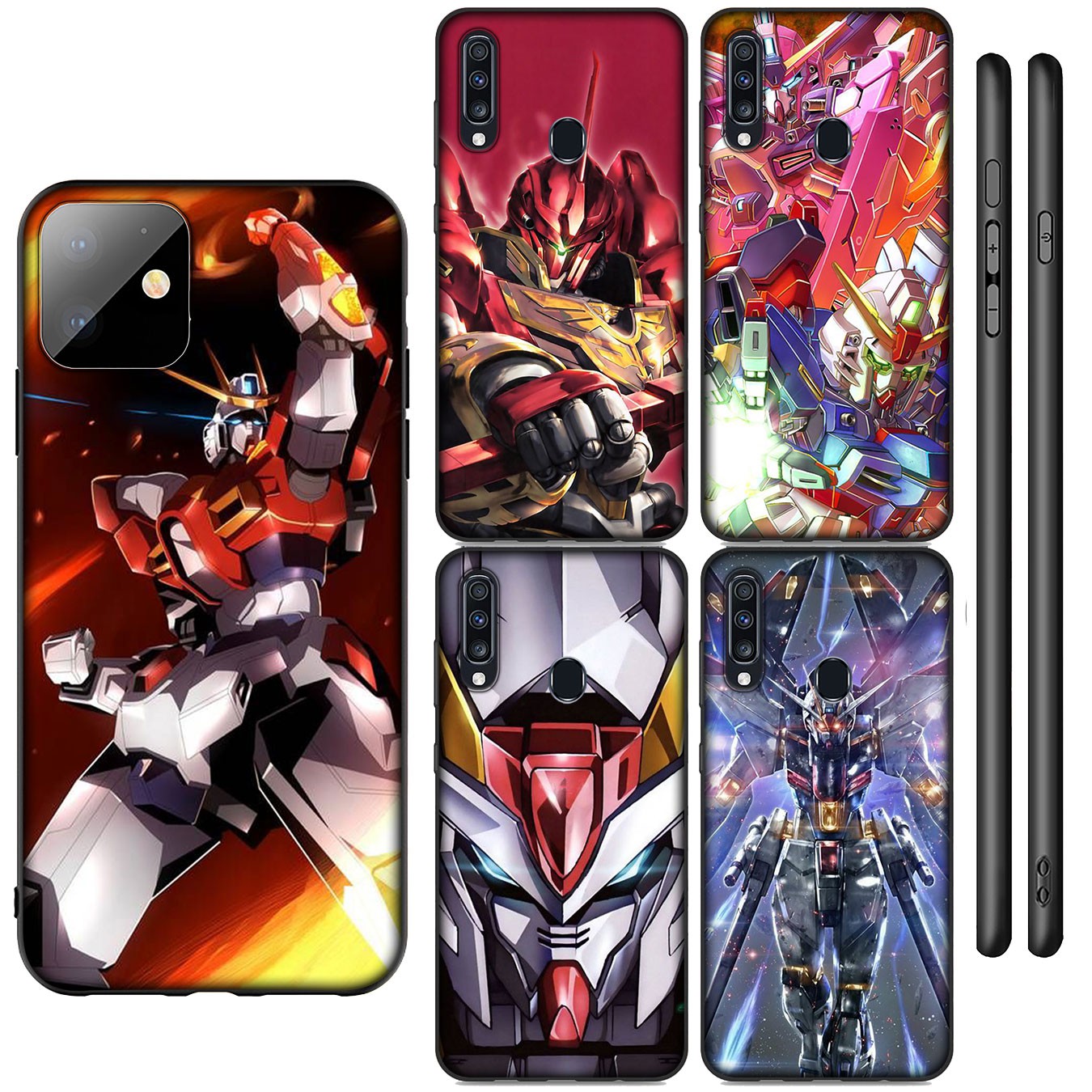 Samsung Galaxy A02S J2 J4 J5 J6 Plus J7 Prime A02 M02 j6+ A42 + Casing Soft Silicone Cartoon Gundam Phone Case