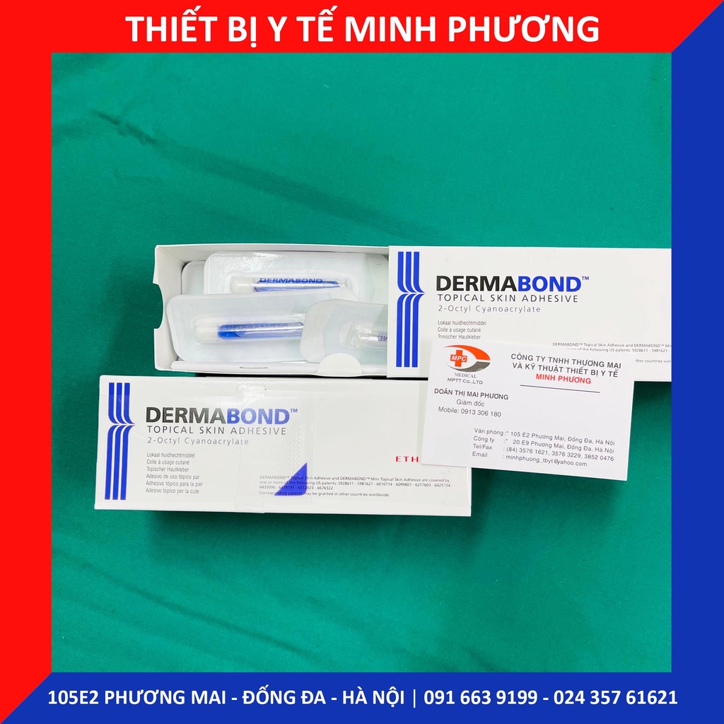 Keo dán da tại chỗ Dermabond dùng trong thẩm mỹ