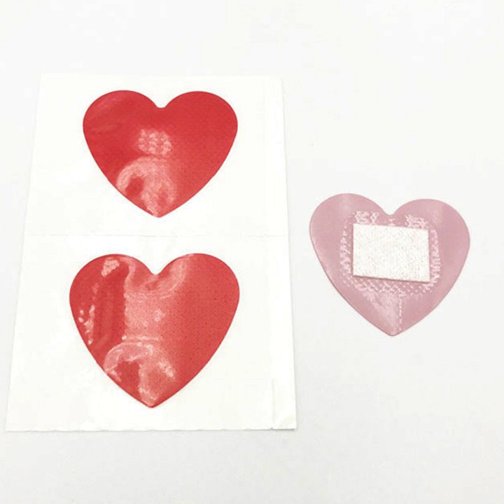 HCM - Combo 8 miếng băng keo cá nhân trái tim cá tính nhỏ gọn cất bóp ví, túi xách