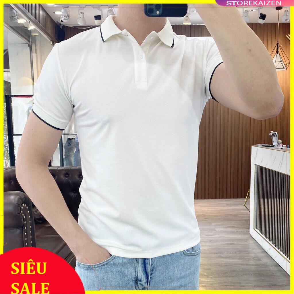 Áo Thun Nam l Chất Liệu Thun Áo Thun Cổ Đức co giãn 4 chiều, Chất Đẹp Không Xù Lông | BigBuy360 - bigbuy360.vn