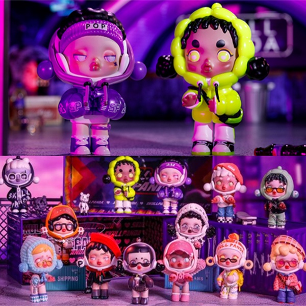 ★Hgtoys★  Búp Bê POPMART Skullpanda Hypepanda Series Hộp Quà Trang Trí Thời Thượng