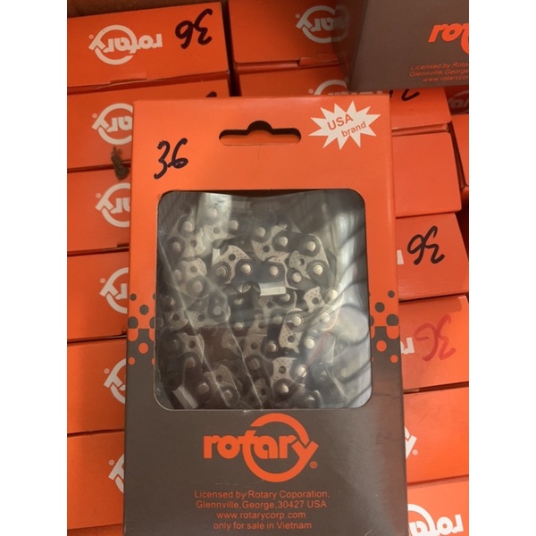 Xích rotary v3 hầu vuông cho máy cưa xích